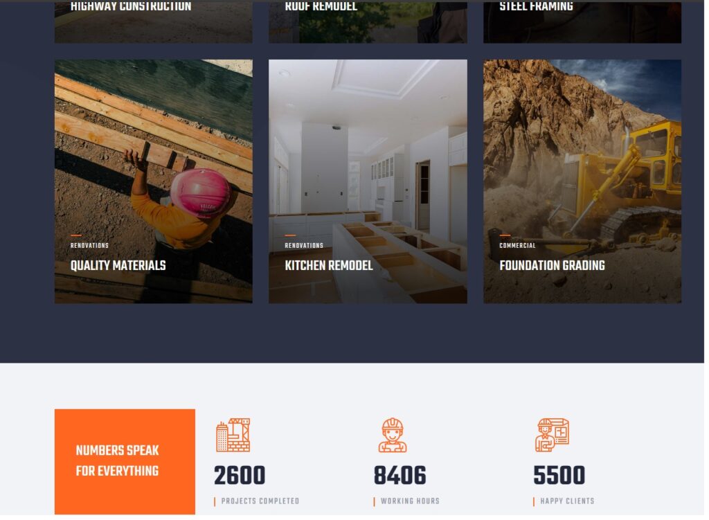 renovar wordpress theme for general contractor new design style