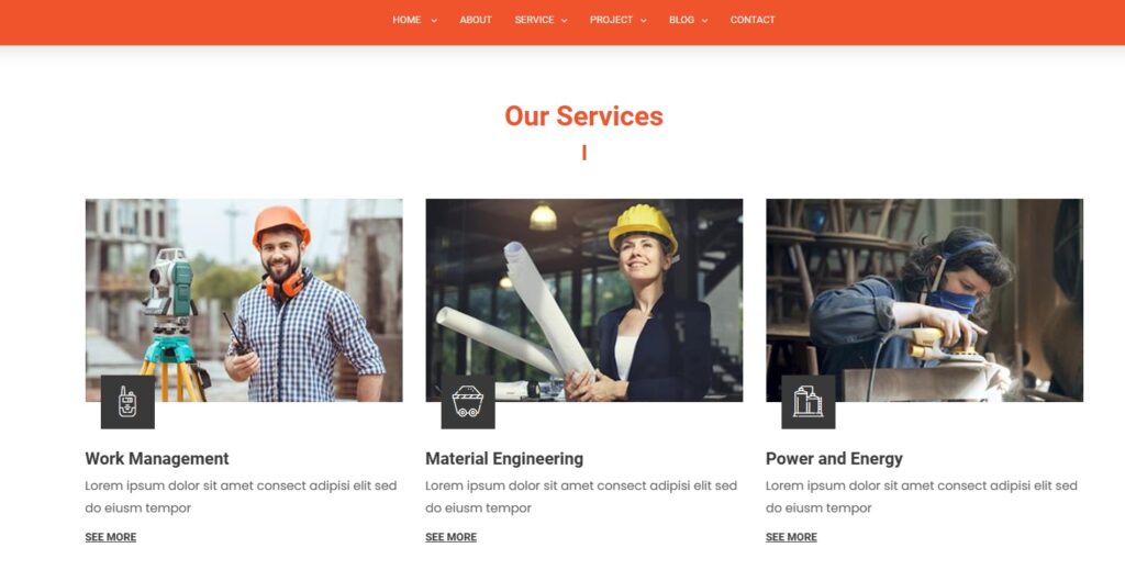 castro theme for wordpress new home page
