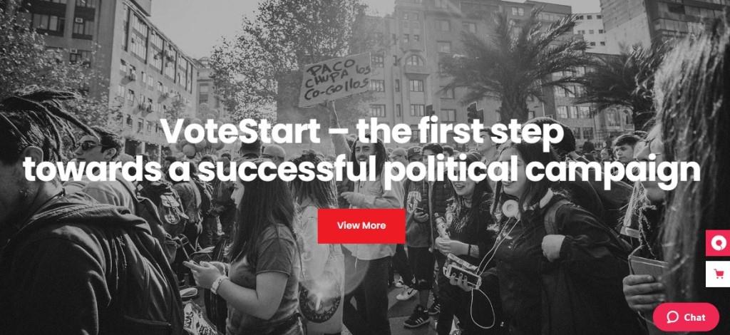 votestart Political campaign website templates